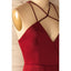 Sexy Red V-Neck Back Zipper Homecoming Dress with Multi-Strap, Short Prom Dresses,BDY0151