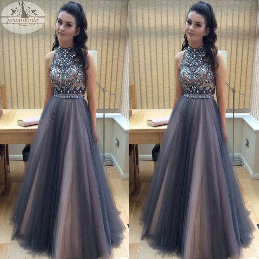 Elegant  A-Line Sleeveless Prom Dress with Beading,Party Dresses, Evening Dresses,PDY0316