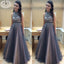 Elegant  A-Line Sleeveless Prom Dress with Beading,Party Dresses, Evening Dresses,PDY0316