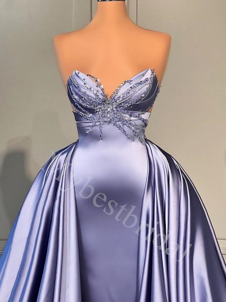 Elegant V-neck sleeveless Long A-line Prom Dresses,PDS0637