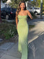 Sexy Spaghetti straps Jewel  Mermaid Prom Dresses,PDS0617
