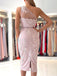 Elegant One shoulder Sheath Knee length Prom Dresses,PDS0614