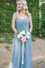 Newest Style Strap Tulle A-line Wedding Guest Dresses, Cheap Bridesmaid Dresses, BG0339
