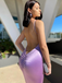 Gorgeous V-neck Mermad Open Back Unique Design Prom Dresses, PDY0126