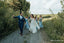 Mismatched Blue Chiffon A-line Long Cheap Bridesmaid Dresses, BDS0093