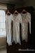 Elegant Mismatched Off-White Lace Long Cheap Bridesmaid Dresses, BDS0029