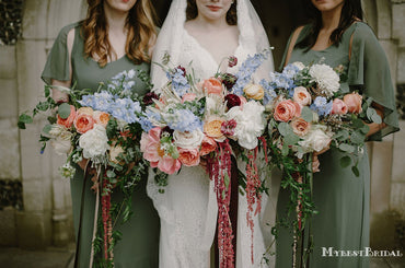 Newest Hot Selling Jewel Neckline Short Sleeves Chiffon Long Cheap Bridesmaid Dresses, TYP0077