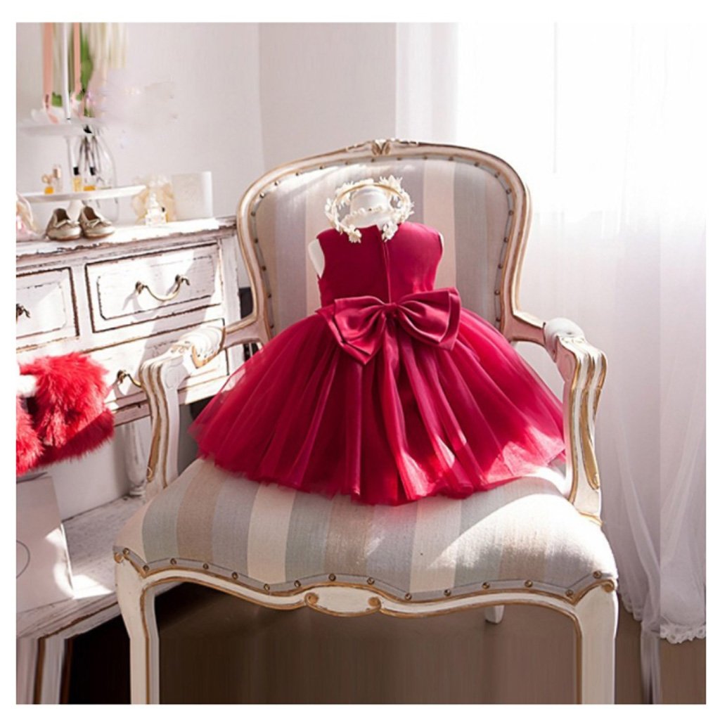Super Cute Fuchsia  Tulle Flower Girl Dress For Toddler Girls Weddings,Litter Girl Dresses FGY0150
