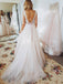 Sexy Backless Custom A-line Cheap Wedding Dresses Online, WDY0206