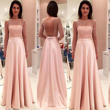 Glamorous Long Sleeveless Open Back Tulle Prom Dress,Evening Dresses,Party Dresses,PDY0328