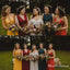 Charming Mismatched Colourful A-line Long Cheap Bridesmaid Dresses, BDS0021