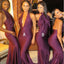 Sexy Mismatched Burgundy Mermaid Long Bridesmaid Dresses Online, WGY0321