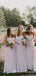 Charming Simple Pink Chiffon A-line Long Cheap Floor-Length Bridesmaid Dresses, BDS0037