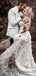 Romantic Off-The-Shoulder Lace Appliqued Long Cheap Wedding Dresses, WDS0046
