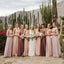 Convertiable Cheap Long Tulle Bridesmaid Dresses Online, WGY0258