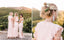 Simple Charming Pink V-neck Sleeveless Chiffon Long Cheap Bridesmaid Dresses, TYP0076