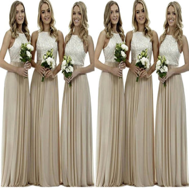 Stunning  A-line High Neck Wedding Guest Dresses,Bridesmaid Dresses,WGY0174