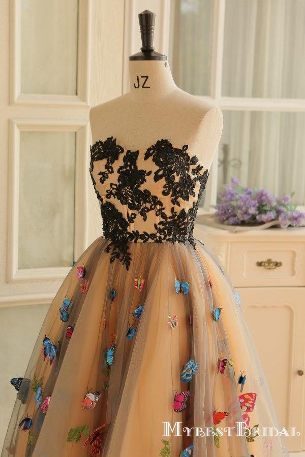 Chic Sweetheart Short Cheap Homecoming Dresses With Applique, TYP0056