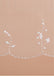 Graceful  Tulle Short Wedding Veil With Beadings & Sequins, WV0115
