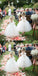 Cute Tulle Spaghetti Straps White Flower Girl Dresses,Lace Flower Girl Dresses ,FGY0163