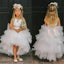 Cheap White High-Low Tulle Round Little Girl Dresses, Flower Girl Dresses ,FGY0176