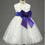 Fascinating Tulle A-line Flower Girl Dress With Beaded Handmade Flowers,FGY0158