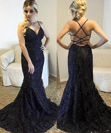 Sexy Spaghetti Straps Lace Up Prom Dresses Evening Dresses Prom Dresses,  Party Dress, PDY0164