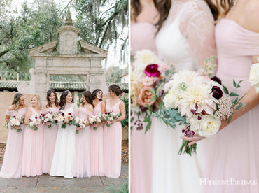 Mismatched Simple Pink Chiffon A-line Long Cheap Bridesmaid Dresses, BDS0077