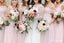 Mismatched Simple Pink Chiffon A-line Long Cheap Bridesmaid Dresses, BDS0077