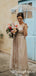 Charming V-neck Cap Sleeves Lace A-line Long Cheap Wedding Dresses, WDS0013