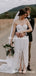 Sweetheart Charming Lace Front Slit Mermaid Long Cheap Wedding Dresses, WDS0024