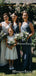 Sleeveless V-neck Charming New Arrival Mermaid Long Cheap Bridesmaid Dresses, TYP0109