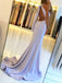Lilac Prom Dresses, Halter Prom Dresses, Side Slit Prom Dresses, Cheap Prom Dresses, BG0430