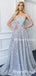 New Arrival Sparkly Sequin Strapless Sleeveless A-line Long Cheap Formal Evening Prom Dresses, TYP0140