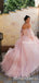 Sweetheart Elegant 3/4 Off-Shoulder Sleeves And Appliques Wedding Dresses, TYP0096