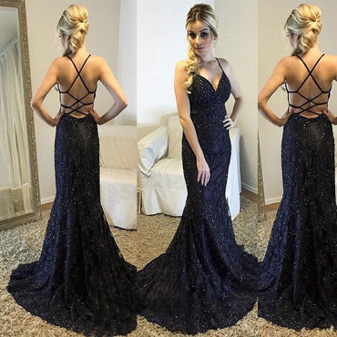 Sexy Spaghetti Straps Lace Up Prom Dresses Evening Dresses Prom Dresses,  Party Dress, PDY0164