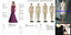 A-Line off-the-Shoulder Tea-Length White Satin Wedding Dresses,WGY0372