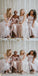 Mismatched Off-shoulder A-line Elegant Simple Pretty Long Bridesmaid Dresses,BDS0229
