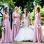 Mismatched Chiffon Lilac Custom Cheap Long Bridesmaid Dresses Online, WGY0246