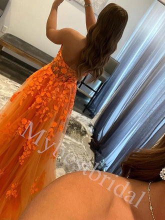 Elegant Sweetheart Sleeveless A-line Prom Dresses,PDS0965