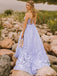 Elegant Square Sleeveless A-line Prom Dresses,PDS0987