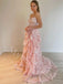 Elegant Sweetheart Side slit A-line Prom Dresses,PDS0955