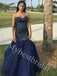 Elegant Sweetheart Sleeveless Mermaid Prom Dresses,PDS0991