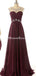Scoop Neck Long Chiffon Prom Dresses Crystals Beaded Floor Length Party Dresses Custom Made Women Dresses,PDY0289