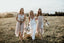 Mismatched Ivory Lace A-line Long Cheap Bridesmaid Dresses, BDS0100