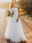 Unique Sweetheart Simple A-line Cheap Wedding Dresses, WDY0179