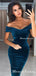 Elegant Off-The-Shoulder Velvet Short Mermaid Cheap Homecoming Dresses, HDS0005