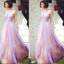 Beautiful Floor-length A Line Tulle Elegant Beading Prom Dress ,Evening Party Dresses,PDY0260