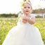 White Open Back Lace Flower Girl Dresses ,Cheap Toddler Flower Girl Dresses,FGY0206