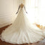 Long Sleeve Lace Long Custom Cheap Custom Wedding Dresses, WDY0174